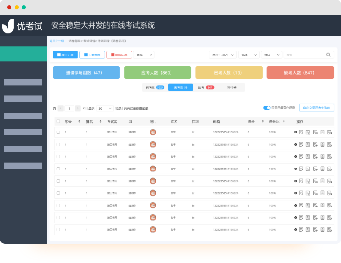 遠(yuǎn)程在線監(jiān)考系統(tǒng)